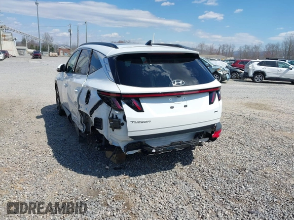 2022 Hyundai Tucson Limited with VIN 5NMJECAE6NH065136, listed as a IAAI auction lot 41854541 with 44,435 mi miles. Bid and sale history available at carsss.com. Image 3.