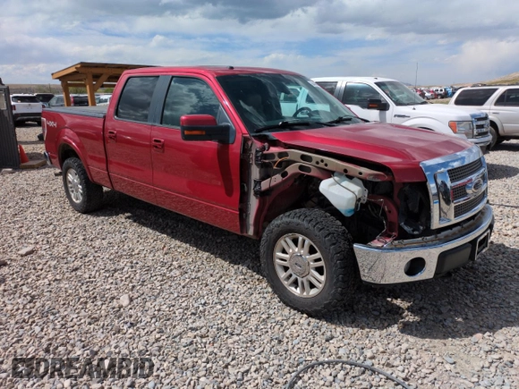 2009 Ford F-150 XL with VIN 1FTPW14V19FA61652, listed as a Copart auction lot 54440595 with 154,589 mi miles and Salvage Title. Bid and sale history available at DreamBid. Image 4.