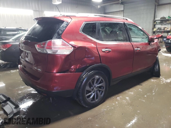 2016 Nissan Rogue SL with VIN 5N1AT2MV9GC770781, listed as a Copart auction lot 45149625 with 89,922 mi miles and Salvage Title. Bid and sale history available at DreamBid. Image 3.