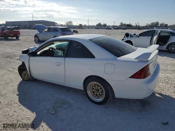 2001 Honda Civic EX with VIN 1HGEM21951L092016, listed as a Copart auction lot 44306205 with 0 mi miles and Salvage Title. Bid and sale history available at carsss.com. Image 2.