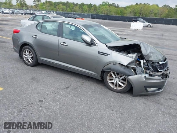 2013 Kia Optima LX with VIN 5XXGM4A74DG125903, listed as a IAAI auction lot 41931287 with 139,350 mi miles. Bid and sale history available at carsss.com. Image 1.