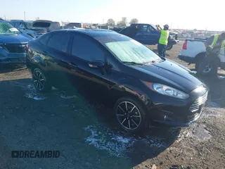2019 Ford Fiesta SE with VIN 3FADP4BJ3KM117443, listed as a IAAI auction lot 41872511 with 73,981 mi miles. Bid and sale history available at carsss.com. Image 1.