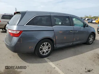 2012 Honda Odyssey EX-L with VIN 5FNRL5H68CB105623, listed as a Copart auction lot 55166905 with 147,417 mi miles and Salvage Title. Bid and sale history available at carsss.com. Image 3.