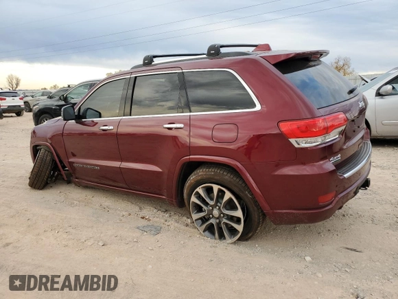 2018 Jeep Grand Cherokee High Altitude with VIN 1C4RJFCM9JC405344, listed as a Copart auction lot 82923474 with 34,212 mi miles and Salvage Title. Bid and sale history available at carsss.com. Image 2.