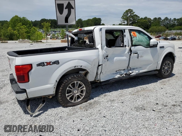2020 Ford F-150 XL with VIN 1FTEW1E52LFA64086, listed as a Copart auction lot 59931125 with 107,893 mi miles and Salvage title. Bid and sale history available at DreamBid. Image 3.