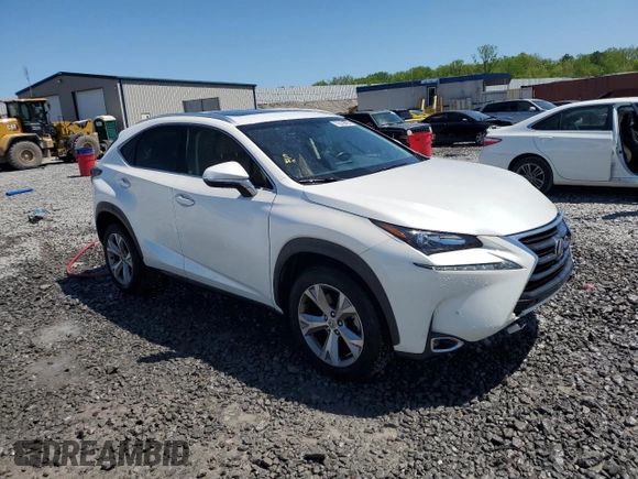 2017 Lexus NX 200t with VIN JTJYARBZ2H2080852, listed as a Copart auction lot 52293225 with 71,304 mi miles and Salvage Title. Bid and sale history available at DreamBid. Image 4.