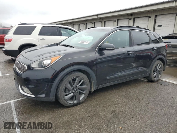 2017 Kia Niro Touring Launch Edition with VIN KNDCC3LC1H5050335, listed as a Copart auction lot 43888174 with 204,011 mi miles and Clean Title. Bid and sale history available at carsss.com. Image 1.