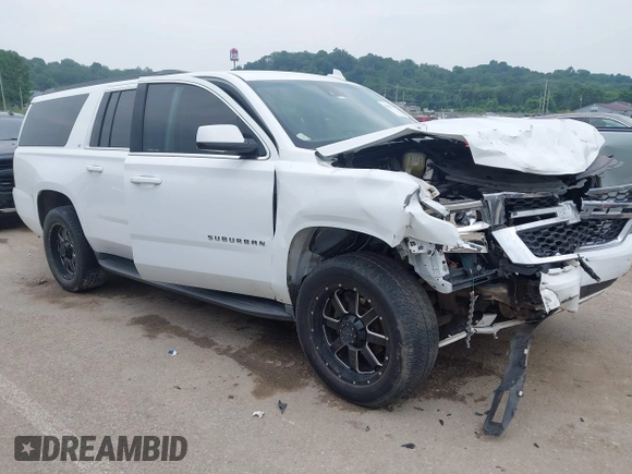 2016 Chevrolet Suburban LT with VIN 1GNSKHKC9GR263027, listed as a IAAI auction lot 42463711 with Not provided miles and . Bid and sale history available at DreamBid. Image 1.