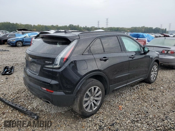 2023 Cadillac XT4 FWD Sport with VIN 1GYFZER48PF155576, listed as a Copart auction lot 77071994 with 47,539 mi miles and Salvage title. Bid and sale history available at DreamBid. Image 3.