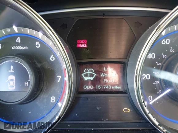 2013 Hyundai Sonata Limited with VIN 5NPEC4ACXDH552725, listed as a IAAI auction lot 42224971 with 153,000 mi miles and . Bid and sale history available at DreamBid. Image 12.