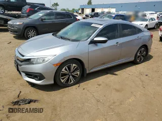 2016 Honda Civic EX-L with VIN 19XFC1F7XGE022049, listed as a Copart auction lot 60002635 with 130,473 mi miles and Salvage title. Bid and sale history available at DreamBid. Image 1.