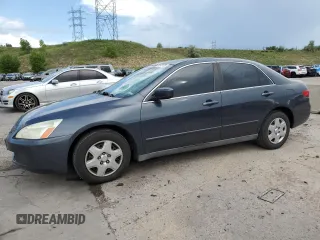 2005 Honda Accord LX with VIN 1HGCM56415A090545, listed as a Copart auction lot 60593125 with 227,771 mi miles and Salvage title. Bid and sale history available at DreamBid. Image 1.