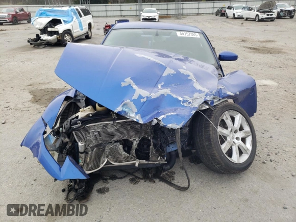 2005 Nissan 350Z Touring with VIN JN1AZ34D85M609834, listed as a Copart auction lot 44757365 with Not Provided miles and Salvage Title. Bid and sale history available at carsss.com. Image 5.