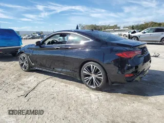 2017 Infiniti Q60 Premium with VIN JN1CV7EK0HM110815, listed as a Copart auction lot 42618875 with 57,303 mi miles and Salvage title. Bid and sale history available at DreamBid. Image 2.