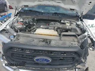 2022 Ford F-150 XL with VIN 1FTEW1CB0NKF27023, listed as a Copart auction lot 45316245 with 78,351 mi miles and Salvage Title. Bid and sale history available at carsss.com. Image 11.