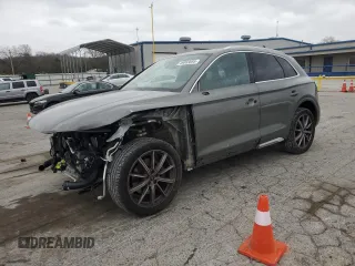 2023 Audi SQ5 Premium Plus with VIN WA1B4AFY4P2057617, listed as a Copart auction lot 49883695 with 34,522 mi miles and Salvage Title. Bid and sale history available at carsss.com. Image 1.