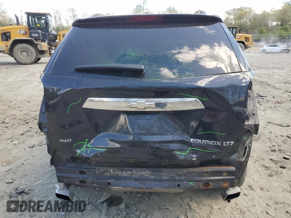 2016 Chevrolet Equinox LTZ z VIN 2GNFLGE37G6174718, wystawiony jako Copart lot #52518065 z przebiegiem 82 827 mil mil oraz Szkoda całkowita • Salvage title. Historia ofert i sprzedaży dostępna na DreamBid. Obrazek 6.