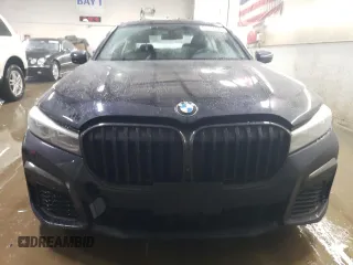2021 BMW 7 Series 750i xDrive with VIN WBA7U2C08MCF39996, listed as a Copart auction lot 51114675 with 43,625 mi miles and Salvage Title. Bid and sale history available at carsss.com. Image 5.