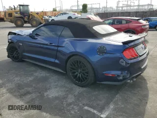 2018 Ford Mustang GT Premium with VIN 1FATP8FF0J5166385, listed as a Copart auction lot 53189035 with 93,417 mi miles and Salvage title. Bid and sale history available at DreamBid. Image 2.