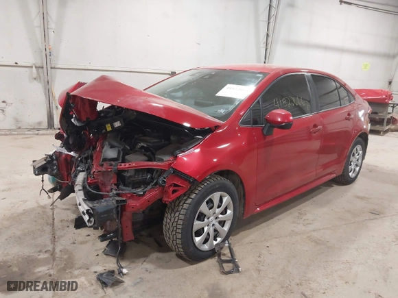 2020 Toyota Corolla LE with VIN JTDEPRAE3LJ027496, listed as a IAAI auction lot 41822666 with 64,433 mi miles. Bid and sale history available at carsss.com. Image 17.