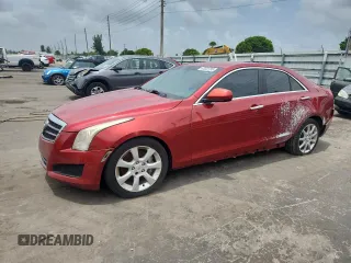 2014 Cadillac ATS Standard RWD with VIN 1G6AA5RX9E0175355, listed as a Copart auction lot 62832795 with 140,102 mi miles and Clean title. Bid and sale history available at DreamBid. Image 1.