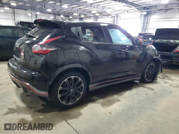 2015 Nissan Juke SL z VIN JN8AF5MV8FT559216, wystawiony jako Copart lot #56186105 z przebiegiem 105 181 mil mil oraz Szkody całkowita. Historia ofert i sprzedaży dostępna na DreamBid. Obrazek 3.