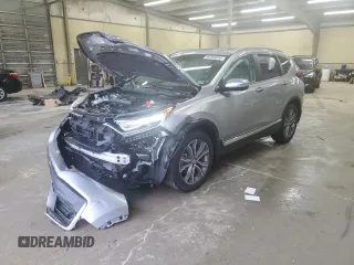 2021 Honda CR-V Touring with VIN 2HKRW1H93MH415496, listed as a Copart auction lot 84405844 with 18,003 mi miles and Salvage Title. Bid and sale history available at carsss.com. Image 1.