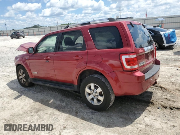 2008 Ford Escape Limited with VIN 1FMCU04178KB99449, listed as a Copart auction lot 56977605 with 113,371 mi miles and Salvage title. Bid and sale history available at DreamBid. Image 2.