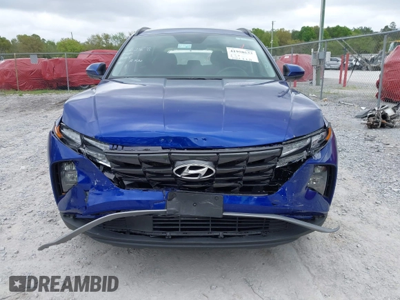 2024 Hyundai Tucson SEL with VIN 5NMJBCDE9RH348317, listed as a IAAI auction lot 41958633 with 27,494 mi miles. Bid and sale history available at carsss.com. Image 12.