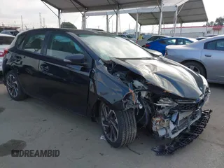 2016 Scion iM with VIN JTNKARJE0GJ507873, listed as a IAAI auction lot 42140717 with 152,554 mi miles. Bid and sale history available at carsss.com. Image 1.