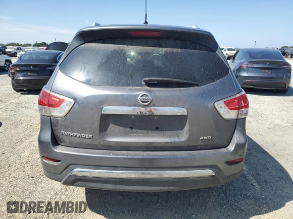 2016 Nissan Pathfinder Platinum with VIN 5N1AR2MM7GC650645, listed as a Copart auction lot 55783425 with 152,320 mi miles and Salvage title. Bid and sale history available at DreamBid. Image 6.
