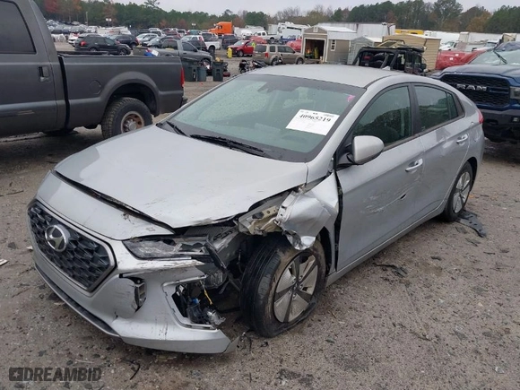 2020 Hyundai Ioniq Hybrid Blue with VIN KMHC65LC2LU225981, listed as a IAAI auction lot 40965219 with NaN miles. Bid and sale history available at carsss.com. Image 6.