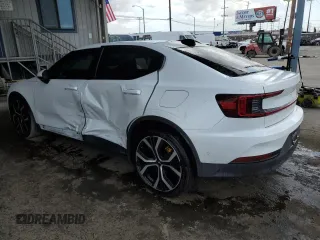 2021 Polestar 2 Launch Edition with VIN LPSED3KA7ML014881, listed as a Copart auction lot 50965635 with 22,878 mi miles and Salvage Title. Bid and sale history available at DreamBid. Image 2.