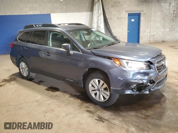 2018 Subaru Outback Premium with VIN 4S4BSAFC3J3325621, listed as a Copart auction lot 60249895 with 64,658 mi miles and Salvage title. Bid and sale history available at DreamBid. Image 4.