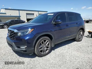 2022 Honda Passport EX-L with VIN 5FNYF7H51NB002827, listed as a Copart auction lot 52793955 with 13,463 mi miles and Salvage Title. Bid and sale history available at carsss.com. Image 1.