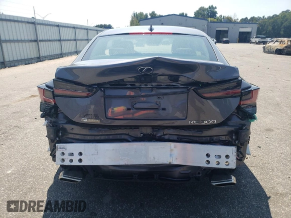 2019 Lexus RC 300 with VIN JTHHA5BC4K5009311, listed as a Copart auction lot 70830324 with 39,880 mi miles and Salvage title. Bid and sale history available at DreamBid. Image 6.