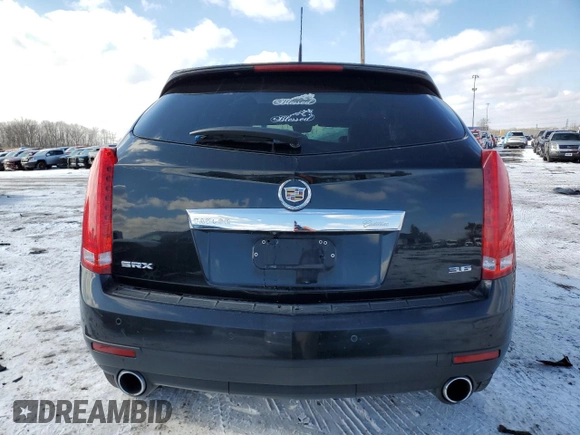 2012 Cadillac SRX Performance Collection with VIN 3GYFNBE35CS565443, listed as a Copart auction lot 44780235 with 171,785 mi miles and Salvage Title. Bid and sale history available at carsss.com. Image 6.