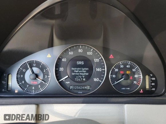 2009 Mercedes-Benz CLK-Class 3.5L with VIN WDBTJ56H39F264312, listed as a Copart auction lot 76835154 with 125,624 mi miles and Salvage Title. Bid and sale history available at carsss.com. Image 9.
