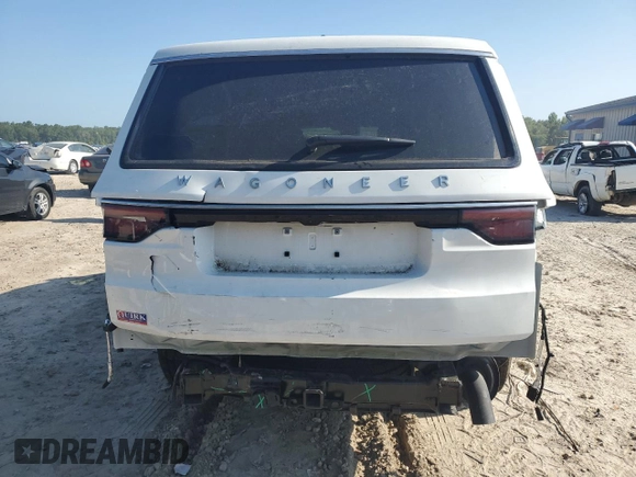 2024 Jeep Wagoneer with VIN 1C4SJSAP2RS145359, listed as a Copart auction lot 58918375 with 7,611 mi miles and Salvage title. Bid and sale history available at DreamBid. Image 6.