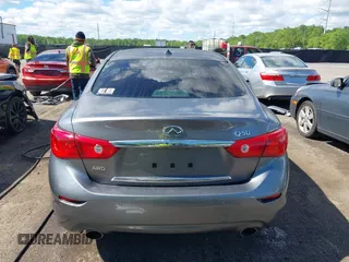 2015 Infiniti Q50 Premium with VIN JN1BV7AR7FM409374, listed as a IAAI auction lot 42202230 with 79,453 mi miles and . Bid and sale history available at DreamBid. Image 16.