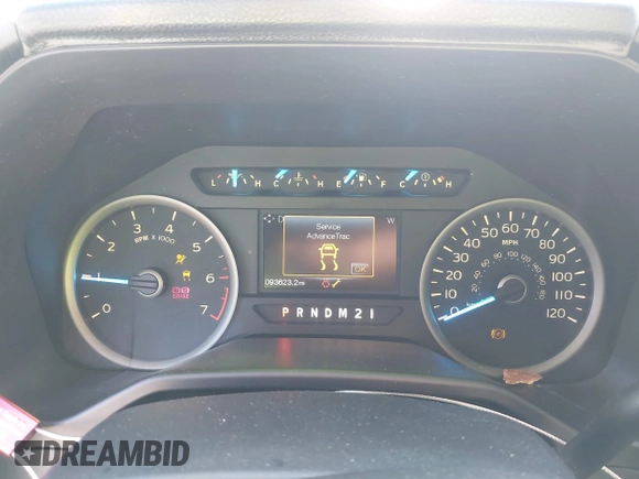 2017 Ford F-150 XL with VIN 1FTFW1EF1HKC08612, listed as a IAAI auction lot 42014010 with 93,623 mi miles. Bid and sale history available at carsss.com. Image 7.