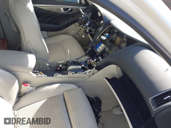 2016 Infiniti Q50 3.0t Red Sport 400 with VIN JN1FV7AR5GM450914, listed as a IAAI auction lot 40531661 with 108,366 mi miles. Bid and sale history available at carsss.com. Image 5.