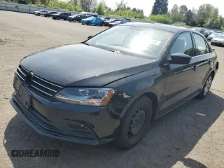 2017 Volkswagen Jetta S with VIN 3VW2B7AJ9HM393215, listed as a Copart auction lot 54118455 with 84,494 mi miles and Salvage title. Bid and sale history available at DreamBid. Image 1.
