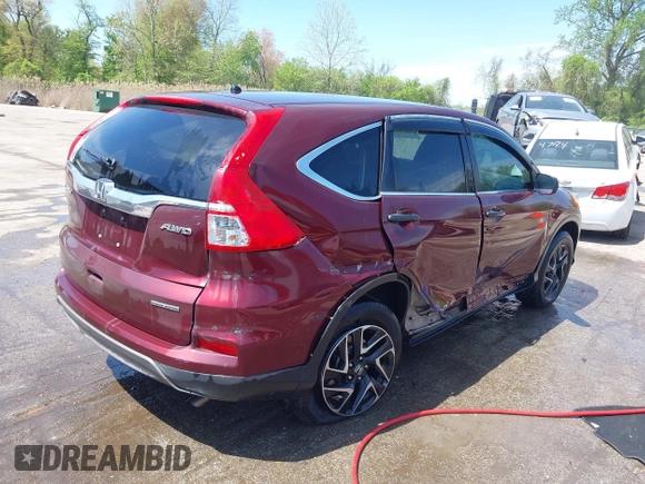 2016 Honda CR-V SE with VIN 2HKRM4H42GH715661, listed as a IAAI auction lot 42077889 with 77,402 mi miles and . Bid and sale history available at carsss.com. Image 4.