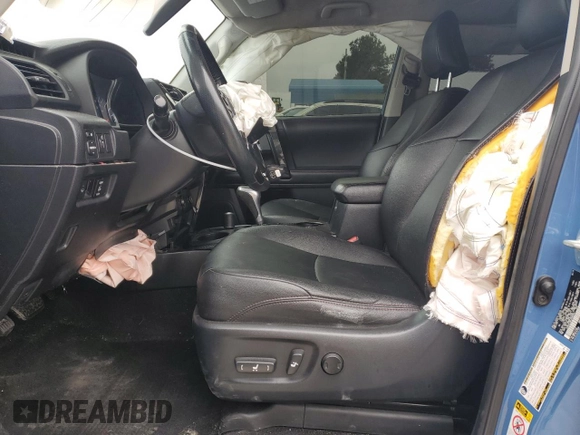 2018 Toyota 4Runner SR5 with VIN JTEBU5JR8J5583392, listed as a Copart auction lot 50820825 with 124,796 mi miles and Salvage Title. Bid and sale history available at DreamBid. Image 7.