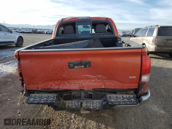 2016 Toyota Tacoma SR with VIN 3TMCZ5AN4GM030846, listed as a Copart auction lot 82512753 with 132,204 mi miles and Salvage Title. Bid and sale history available at carsss.com. Image 6.