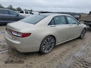 2017 Lincoln Continental Select with VIN 1LN6L9SK7H5636493, listed as a Copart auction lot 46155885 with 88,921 mi miles and Salvage Title. Bid and sale history available at DreamBid. Image 3.