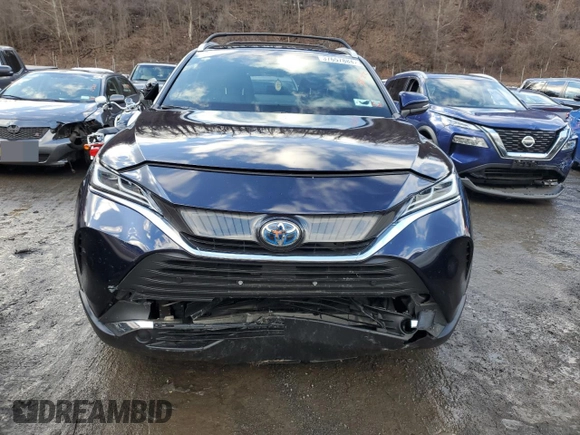 2022 Toyota Venza LE with VIN JTEAAAAH7NJ104896, listed as a Copart auction lot 37657884 with 0 mi miles. Bid and sale history available at carsss.com. Image 5.