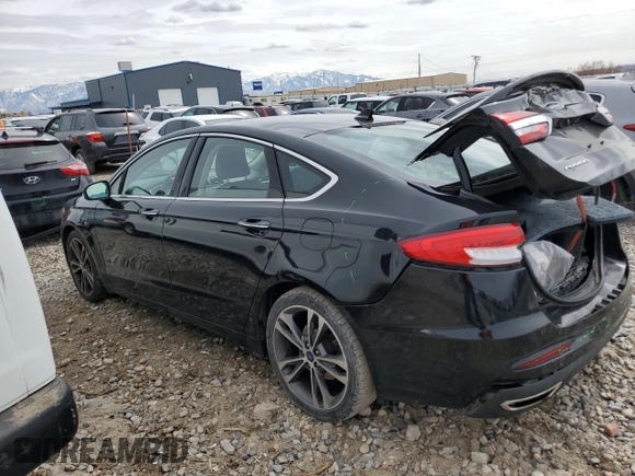 2019 Ford Fusion Titanium with VIN 3FA6P0K9XKR269374, listed as a Copart auction lot 50126815 with 86,164 mi miles and Salvage Title. Bid and sale history available at carsss.com. Image 2.