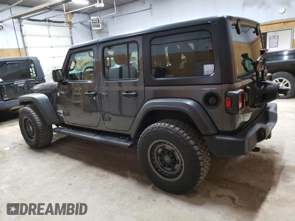 2018 Jeep Wrangler Unlimited Sport S z VIN 1C4HJXDN8JW262507, wystawiony jako Copart lot #60594625 z przebiegiem 106 793 mil mil oraz Czysty tytuł • Clean title. Historia ofert i sprzedaży dostępna na DreamBid. Obrazek 2.